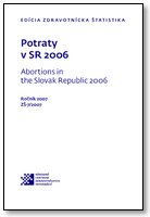 Titulka publikácie - Potraty v SR 2006