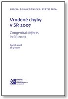 Titulka publikácie - Vrodené chyby v SR 2007