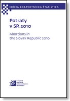 Titulka publikácie - Potraty v SR 2010