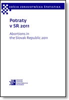 Titulka publikácie - Potraty v SR 2011