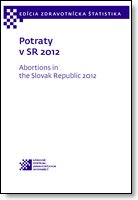 Titulka publikácie - Potraty v SR 2012