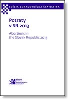 Titulka publikácie - Potraty v SR 2013