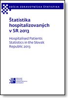 Titulka publikácie - Štatistika hospitalizovaných v SR 2013