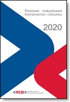 Titulka publikácie - Program publikovania štatistických výstupov 2020